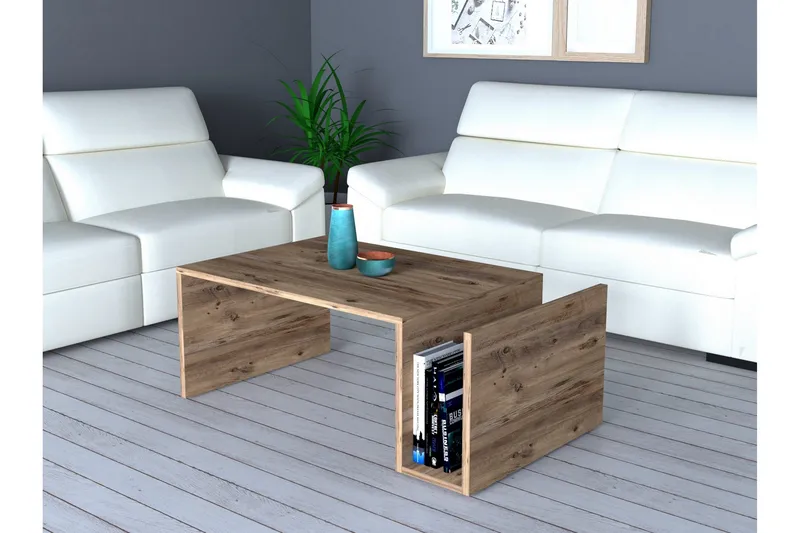 Vimenil Brettbord 87 cm - Brun - Møbler - Bord - Avlastningsbord - Brettbord og småbord