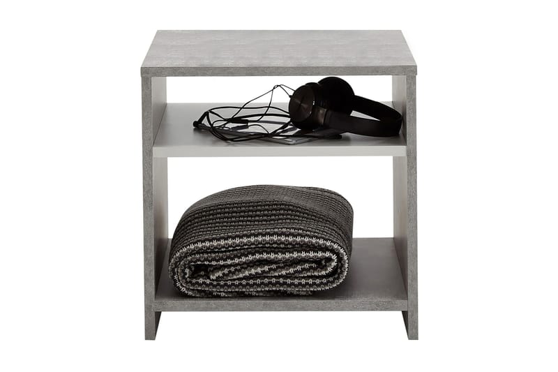 Weihert Avlastningsbord 39 cm - Hvit/Grå - Møbler - Bord - Avlastningsbord - Brettbord og småbord
