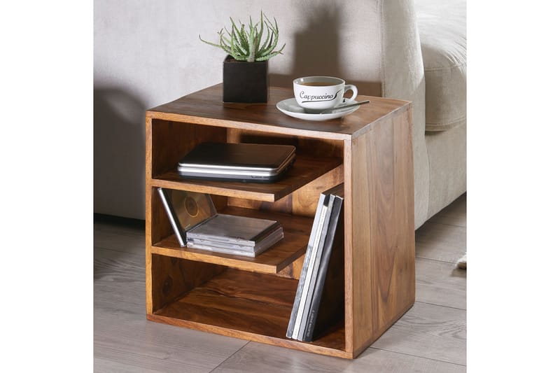 Wetzel Avlastningsbord 43 cm - Brun - Møbler - Bord - Avlastningsbord - Brettbord og småbord