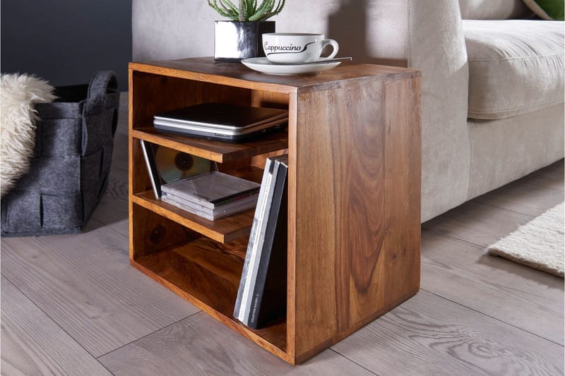 Wetzel Avlastningsbord 43 cm - Brun - Møbler - Bord - Avlastningsbord - Brettbord og småbord