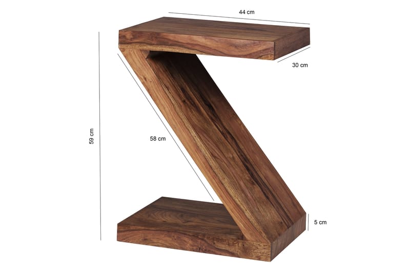 Wical Avlastningsbord 44 cm - Brun - Møbler - Bord - Avlastningsbord - Brettbord og småbord