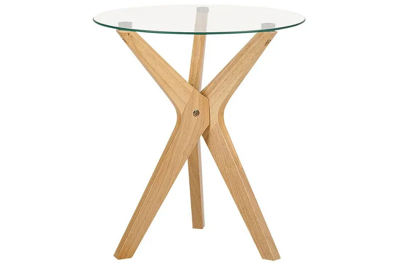 Brion Sidebord 45 cm, Transparent/Lyst tre