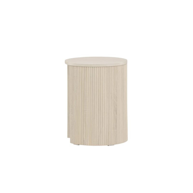 Bristol Sidebord 40 cm - Whitewash - Møbler - Bord - Avlastningsbord - Lampebord & sidebord