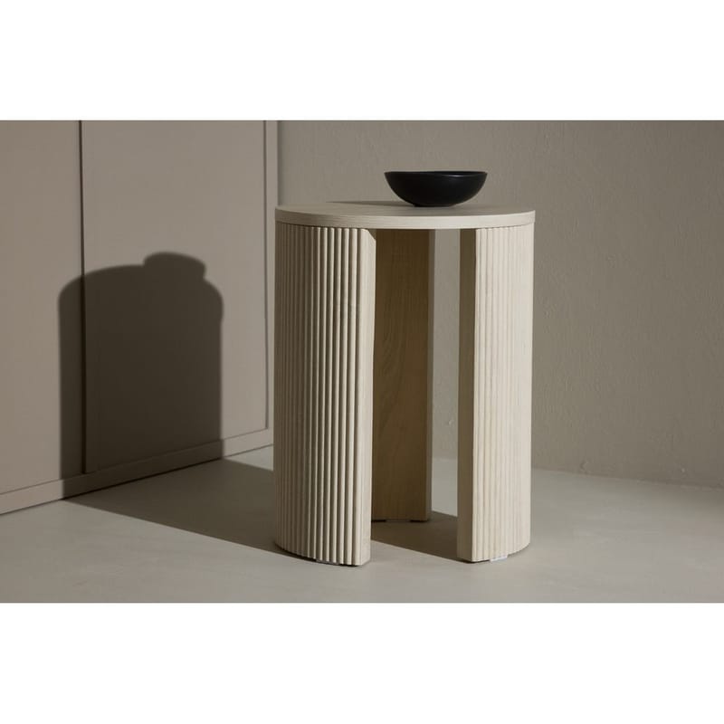 Bristol Sidebord 40 cm - Whitewash - Møbler - Bord - Avlastningsbord - Lampebord & sidebord