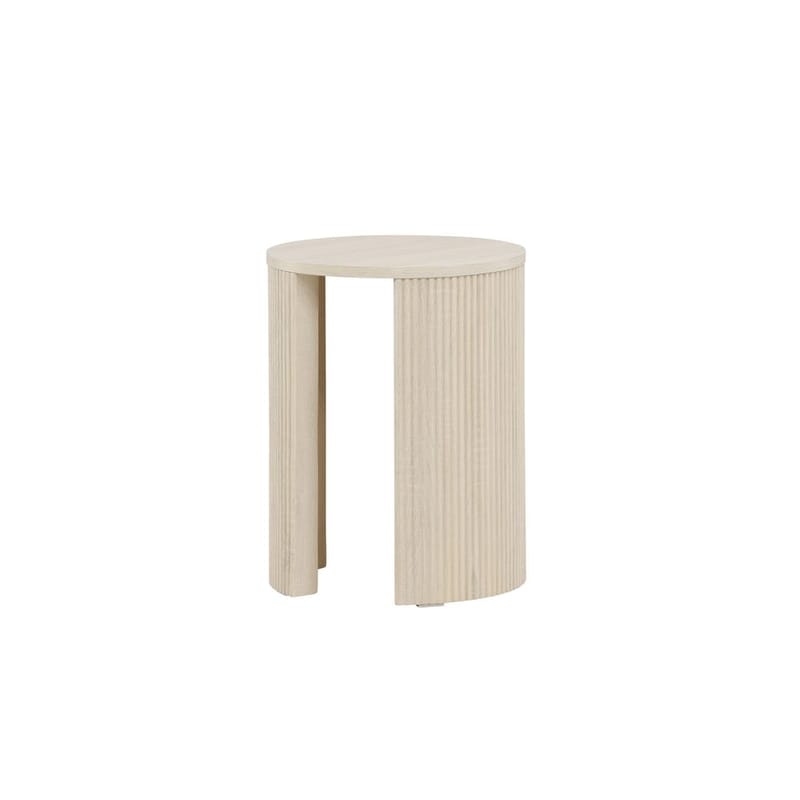 Bristol Sidebord 40 cm - Whitewash - Møbler - Bord - Avlastningsbord - Lampebord & sidebord