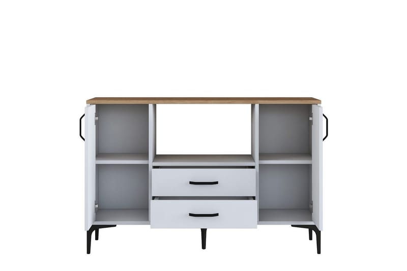 Cerreta konsollbord 120 cm - Mellomfarget tre/Hvit - Møbler - Bord - Avlastningsbord - Gangbord