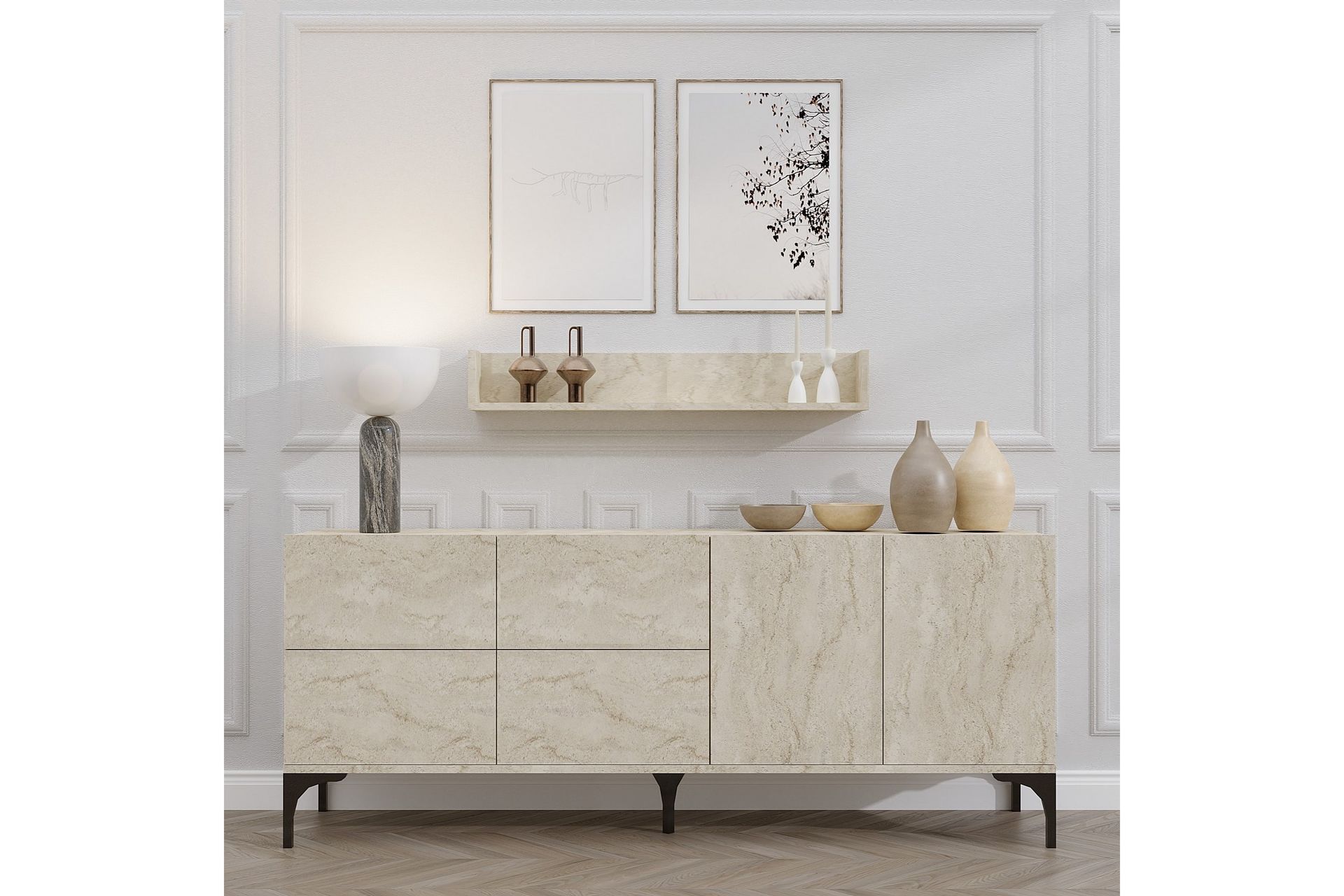 Cerreta Konsollbord 180 cm - Beige - Møbler - Bord - Avlastningsbord - Gangbord