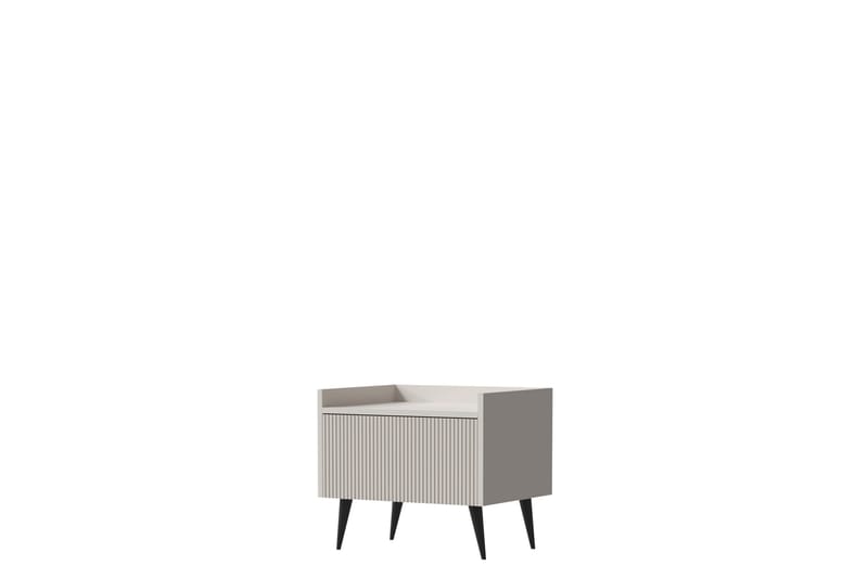 Chiku Nattbord 52 cm - Beige - Møbler - Bord - Avlastningsbord - Sengebord & nattbord
