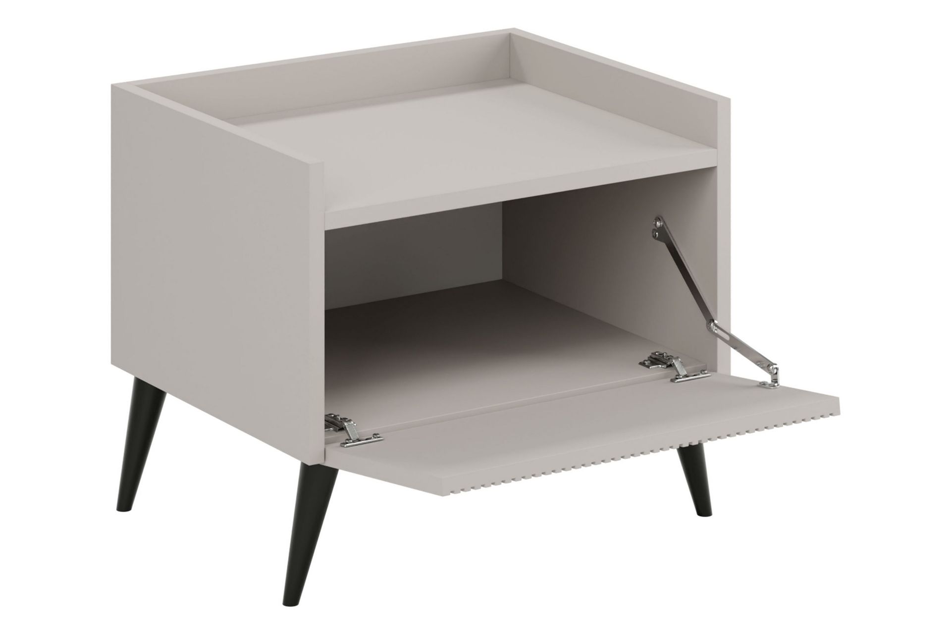 Chiku Nattbord 52 cm - Beige - Møbler - Bord - Avlastningsbord - Sengebord & nattbord