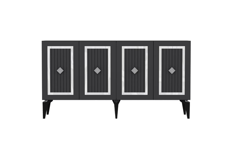 Childress Konsollbord 150 cm - Antrasitt/Sølv - Møbler - Bord - Avlastningsbord - Gangbord