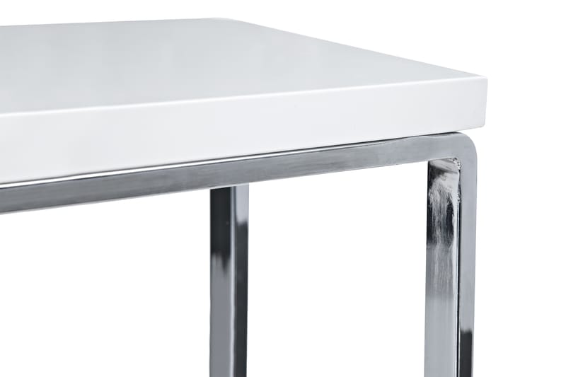 Cibus Drink Table - Hvit/Krom - Avlastningsbord
