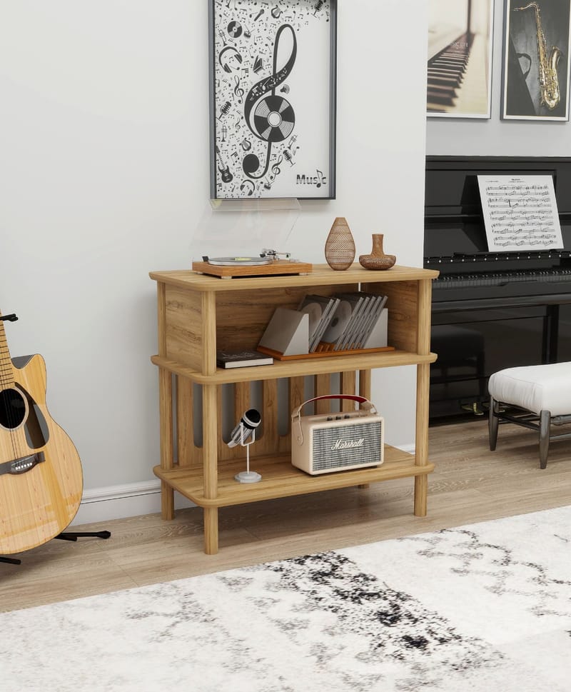 Clavor Sidebord 73 cm - Eik - Møbler - Bord - Avlastningsbord - Lampebord & sidebord