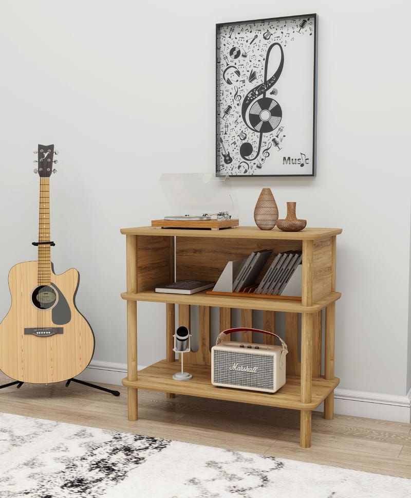 Clavor Sidebord 73 cm - Eik - Møbler - Bord - Avlastningsbord - Lampebord & sidebord