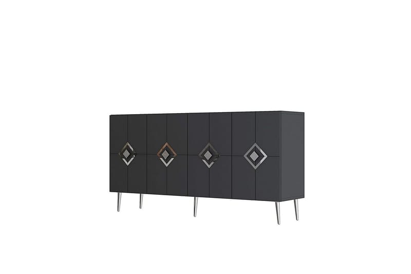 Cleryn Konsollbord 150 cm - Antrasitt/Sølv - Møbler - Bord - Avlastningsbord - Gangbord