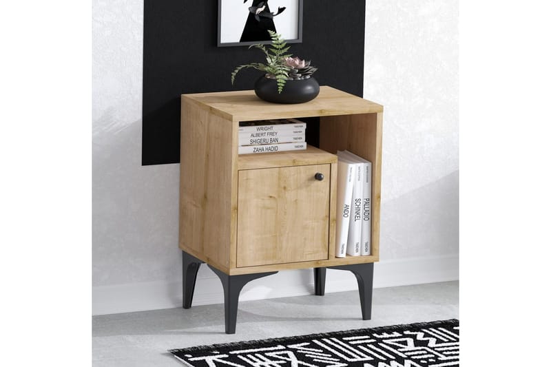 Cliffmarch Nattbord 40 cm - Svart/Mørkfarget tre - Møbler - Bord - Avlastningsbord - Sengebord & nattbord