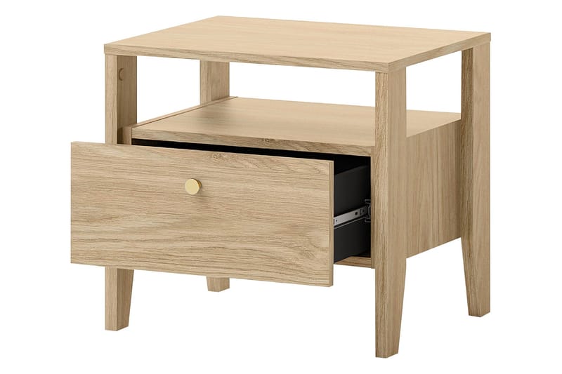 Cocorna Nattbord 50 cm - Beige - Møbler - Bord - Avlastningsbord - Sengebord & nattbord