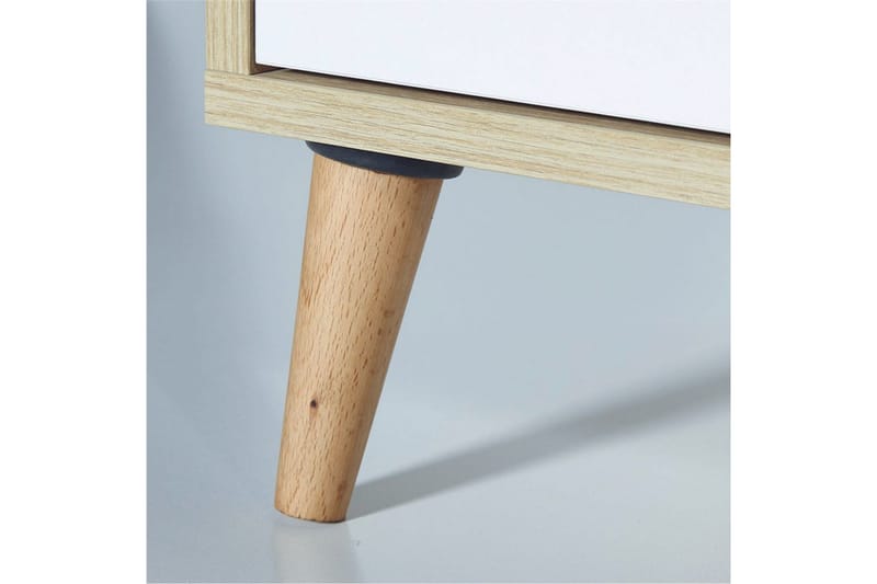 Comfortale Nattbord 45 cm - Sand/Hvit - Møbler - Bord - Avlastningsbord - Sengebord & nattbord