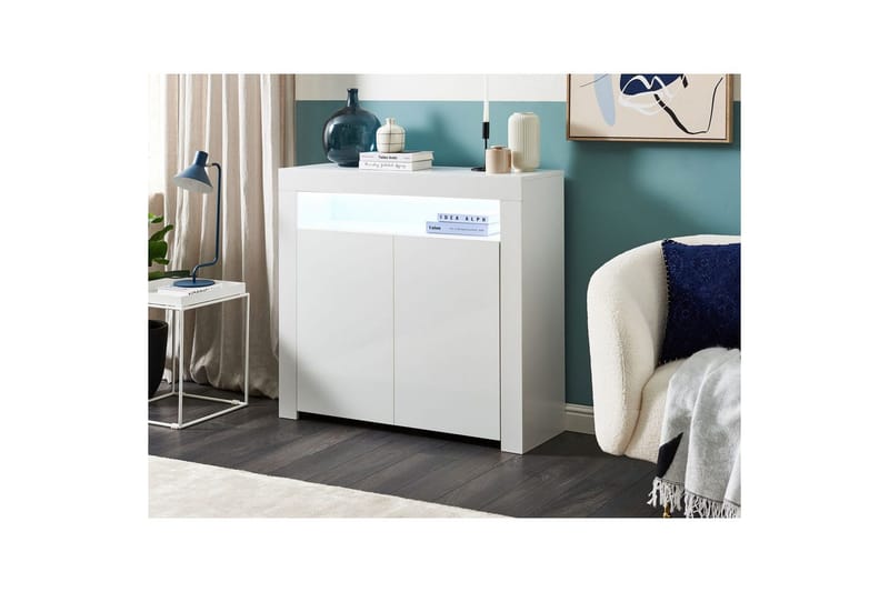 Covina Skjenk i Tre - Hvit - Oppbevaring - Oppbevaringsmøbler - Sideboard & skjenker