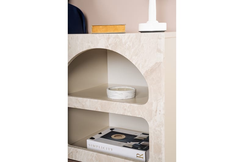 Dalim Nattbord 50 cm - Travertin/Sandstein - Møbler - Bord - Avlastningsbord - Sengebord & nattbord