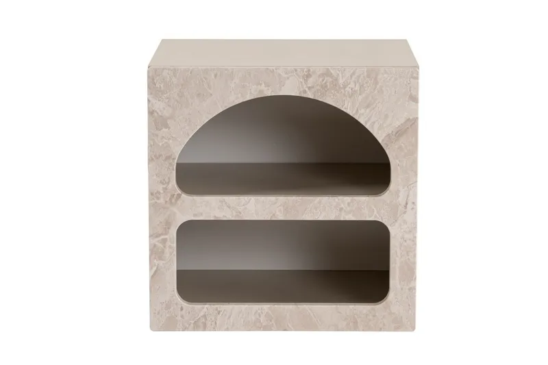 Dalim Nattbord 50 cm - Travertin/Sandstein - Møbler - Bord - Avlastningsbord - Sengebord & nattbord