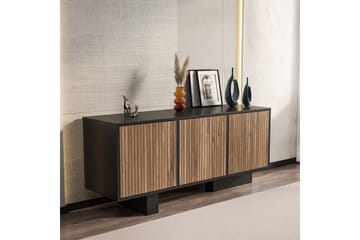 Dargaville Konsollbord 150 cm - Sort/Valnøtt - Oppbevaring - Oppbevaringsmøbler - Sideboard & skjenker