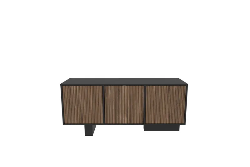 Dargaville Konsollbord 150 cm, Sort/Valnøtt