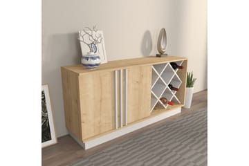 Dasina Konsollbord 148 cm - Eik/Hvit - Oppbevaring - Oppbevaringsmøbler - Sideboard & skjenker
