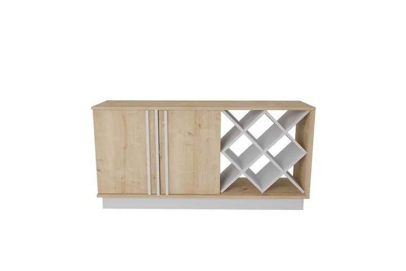 Dasina Konsollbord 148 cm, Eik/Hvit