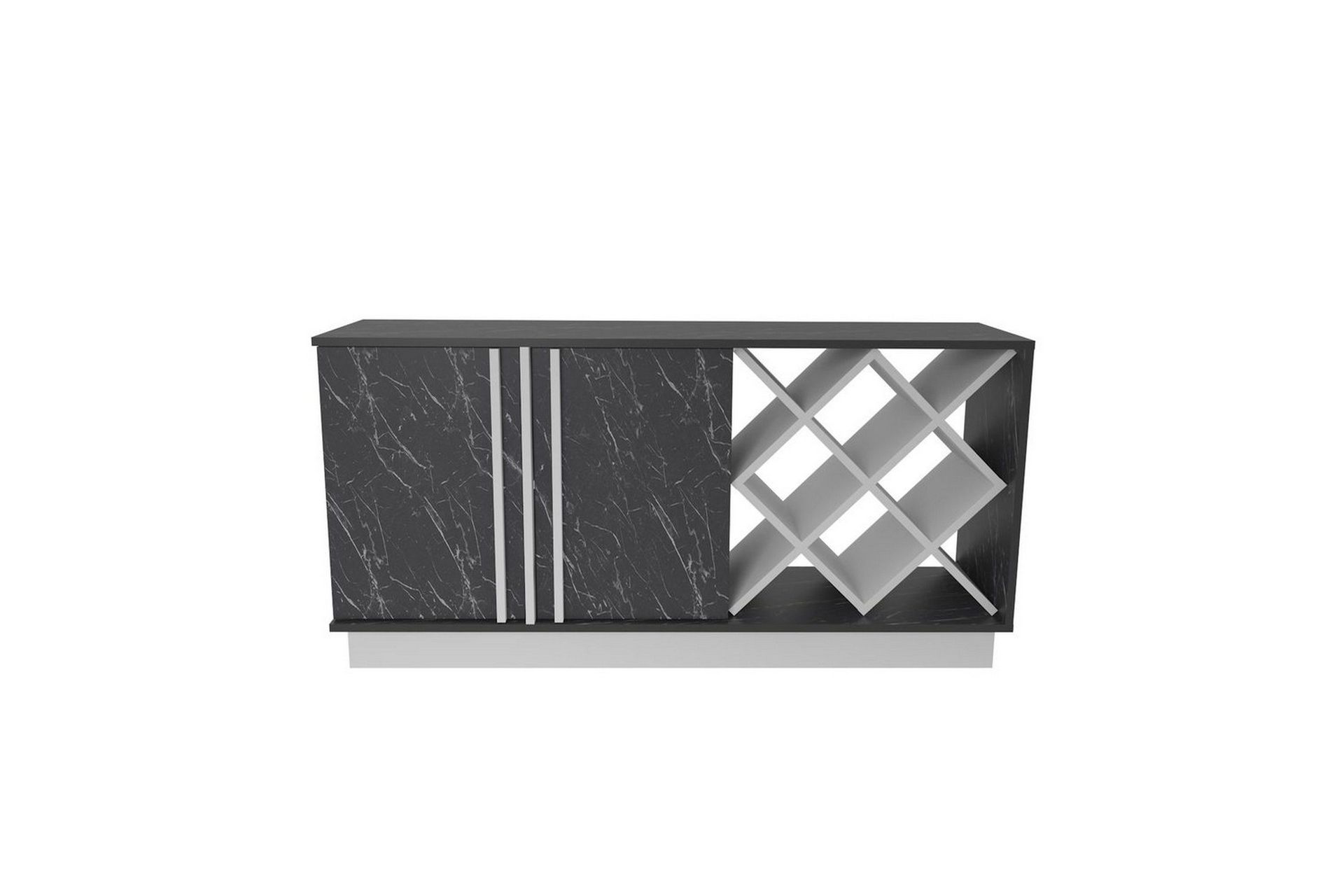 Dasina Konsollbord 148 cm - Hvit/Sort