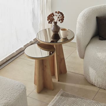 Dasina sidebord 2 deler 50 cm - Bronzie/Safir Eik - Møbler - Bord - Avlastningsbord - Settbord