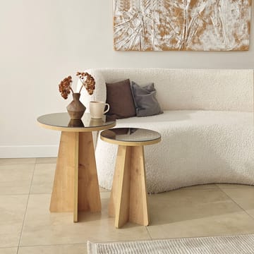 Dasina sidebord 2 deler 50 cm - Bronzie/Safir Eik - Møbler - Bord - Avlastningsbord - Settbord