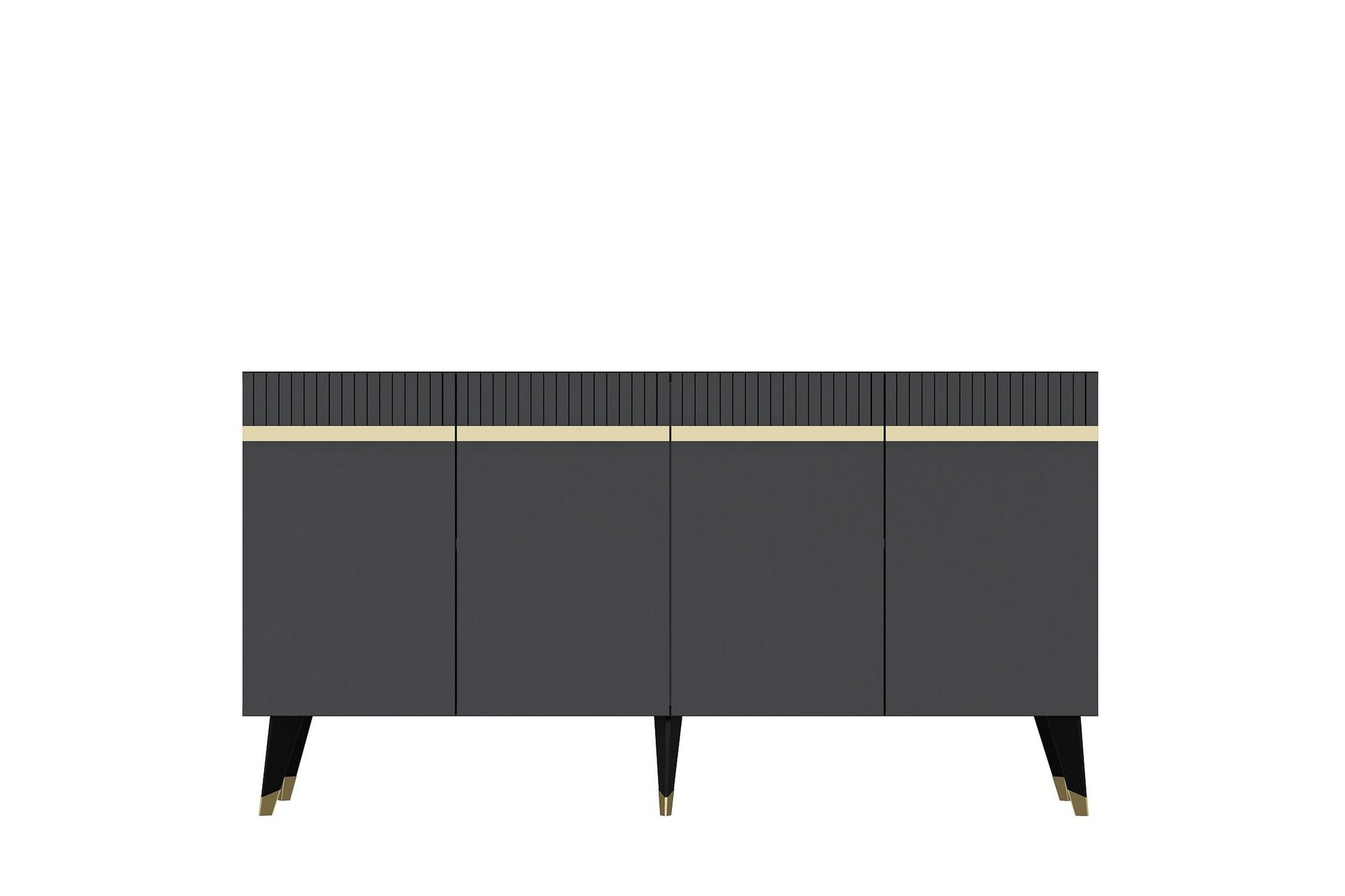 Defneia Konsollbord 150 cm - Antrasitt/Gull - Møbler - Bord - Avlastningsbord - Gangbord