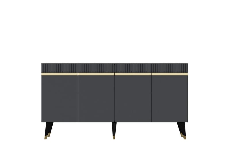 Defneia Konsollbord 150 cm - Antrasitt/Gull - Møbler - Bord - Avlastningsbord - Gangbord