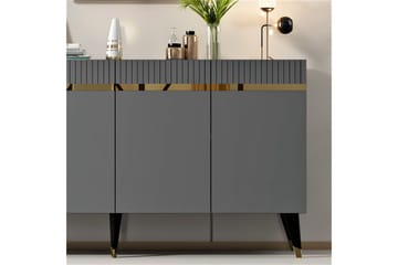 Defneia Konsollbord 150 cm - Antrasitt/Gull - Møbler - Bord - Avlastningsbord - Gangbord