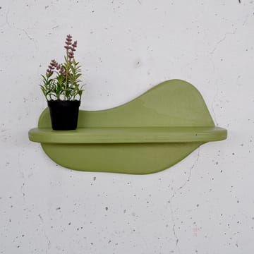 Dekorativ vegghylle i tre Hanah Home Magna Lysegrønn 35 x 18 x 11 cm - Oppbevaring - Hyller - Vegghylle