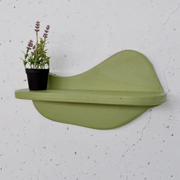 Dekorativ vegghylle i tre Hanah Home Magna Lysegrønn 35 x 18 x 11 cm - Oppbevaring - Hyller - Vegghylle