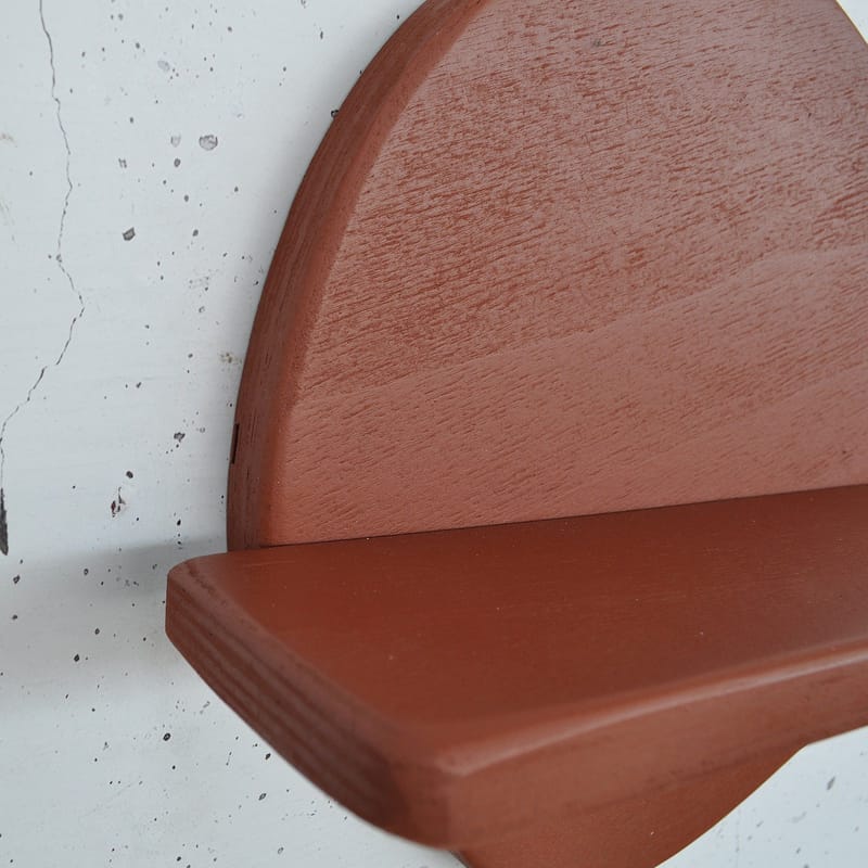 Dekorativ vegghylle i tre Hanah Home Magna Oransje 35 x 28 x 11 cm - Møbler - Bord - Avlastningsbord - Pidestall & søylebord