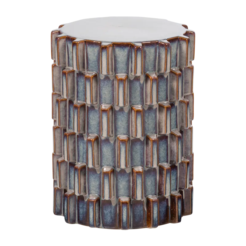 Dekorativt sidebord Axu 35 cm utendørs, Blågrå