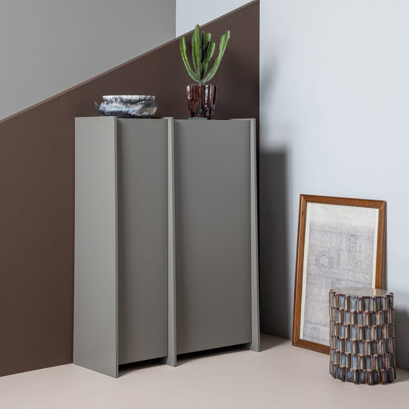 Dekorativt sidebord Axu 35 cm utendørs - Blågrå - Møbler - Bord - Avlastningsbord - Lampebord & sidebord