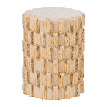 Dekorativt sidebord Axu 35 cm utendørs - Sand - Møbler - Bord - Avlastningsbord - Lampebord & sidebord