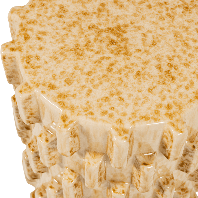 Dekorativt sidebord Axu 35 cm utendørs - Sand - Møbler - Bord - Avlastningsbord - Lampebord & sidebord