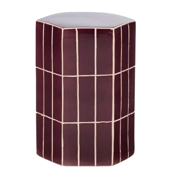 Dekorativt sidebord Plu 30 cm utendørs - Lilla - Møbler - Bord - Avlastningsbord - Lampebord & sidebord