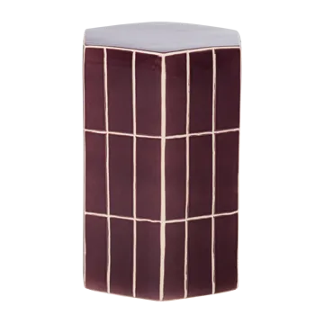 Dekorativt sidebord Plu 30 cm utendørs - Lilla - Møbler - Bord - Avlastningsbord - Lampebord & sidebord