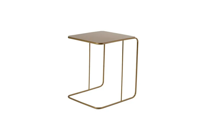 Dera Sidebord 47 cm - Gull - Møbler - Bord - Avlastningsbord - Lampebord & sidebord