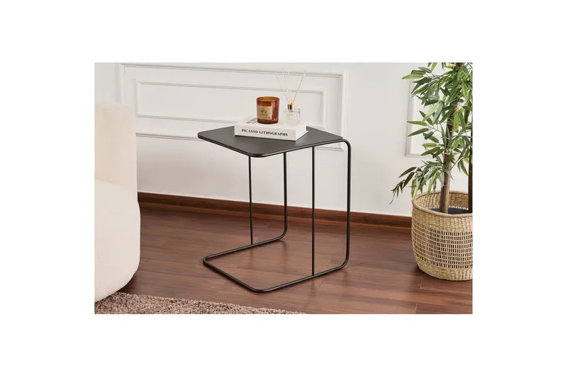 Dera Sidebord 47 cm - Svart - Møbler - Bord - Avlastningsbord - Lampebord & sidebord