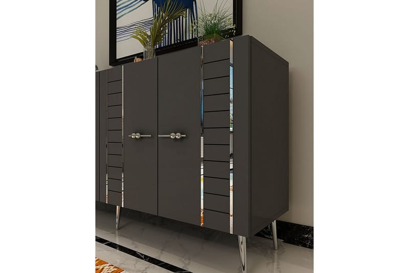 Deylin Konsollbord 150 cm - Antrasitt/Sølv - Møbler - Bord - Avlastningsbord - Gangbord