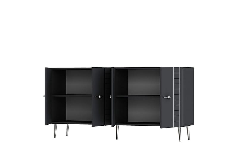 Deylin Konsollbord 150 cm - Antrasitt/Sølv - Møbler - Bord - Avlastningsbord - Gangbord