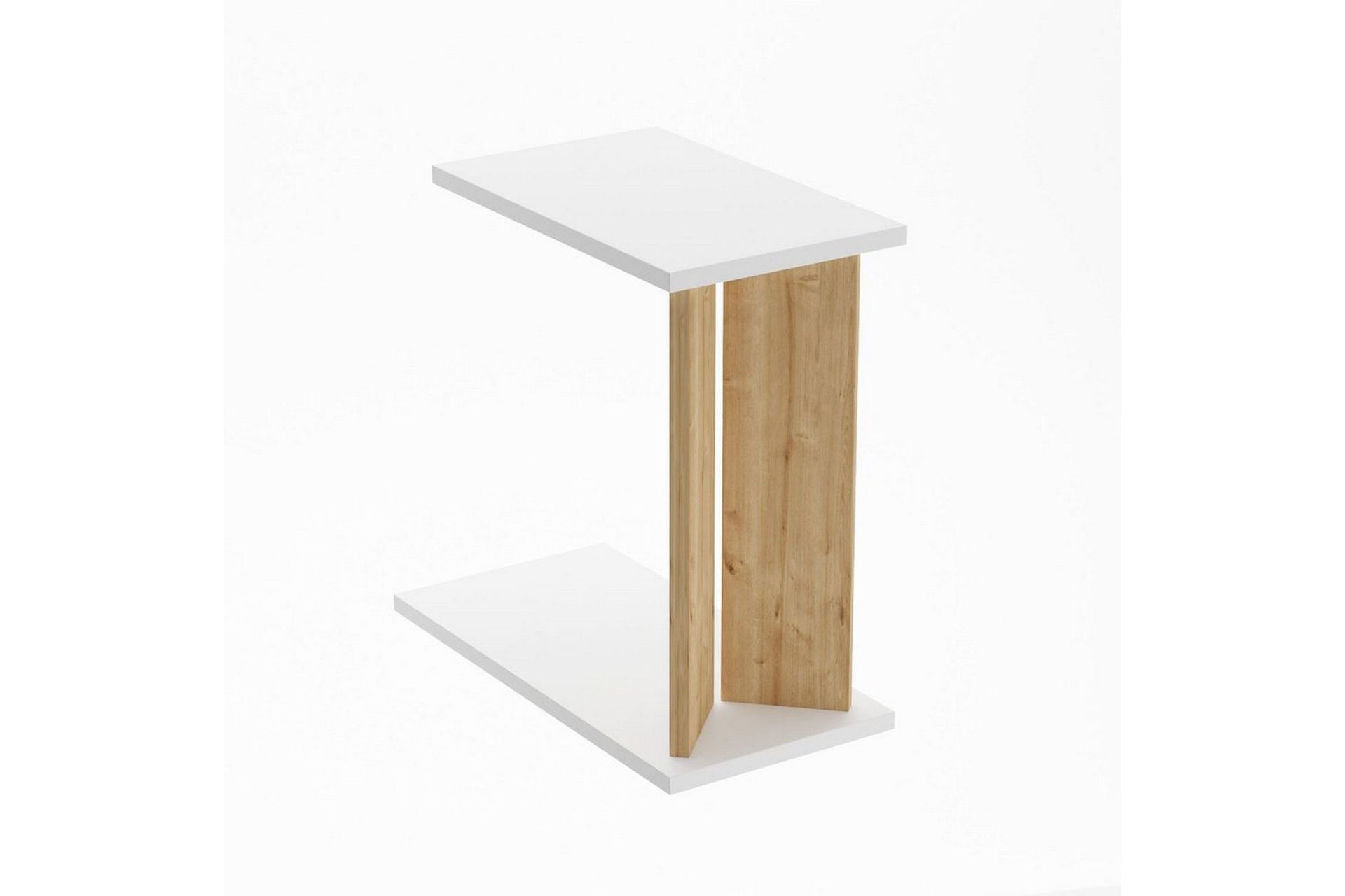 Deyra Sidebord 25 cm - Eik/Hvit