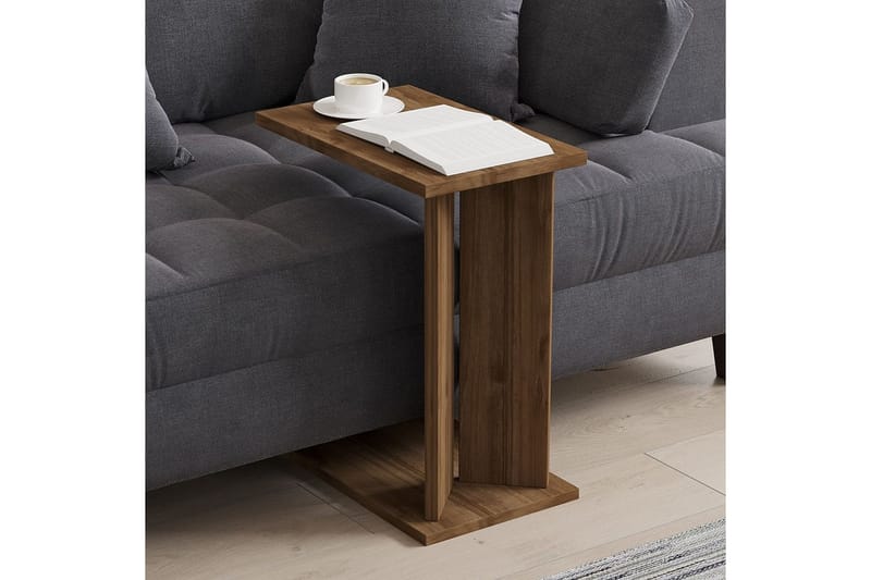 Deyra Sidebord 25 cm - Valnøtt - Møbler - Bord - Avlastningsbord - Lampebord & sidebord
