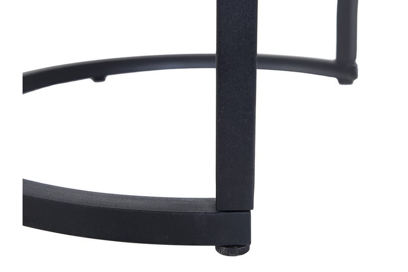 Dixie Settbord 2 stk 37 | 37 cm - Svart - Møbler - Bord - Avlastningsbord